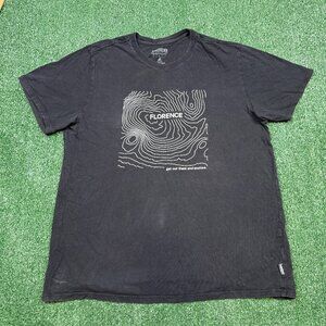 Florence Marine X T Shirt Men's Size L Black Short Sleeve Surfing Outdoor Beach